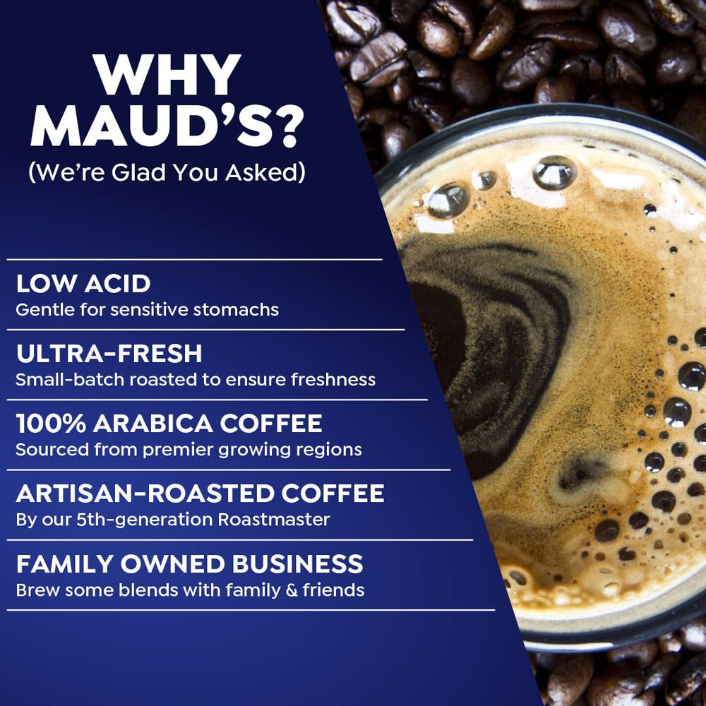 Maud's taza con crema oscura que resalta sabor ahumado