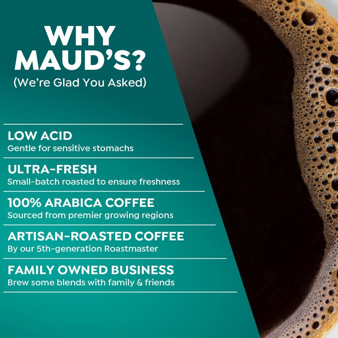 MAUD'S taza de espresso preparada con crema, sabor intenso