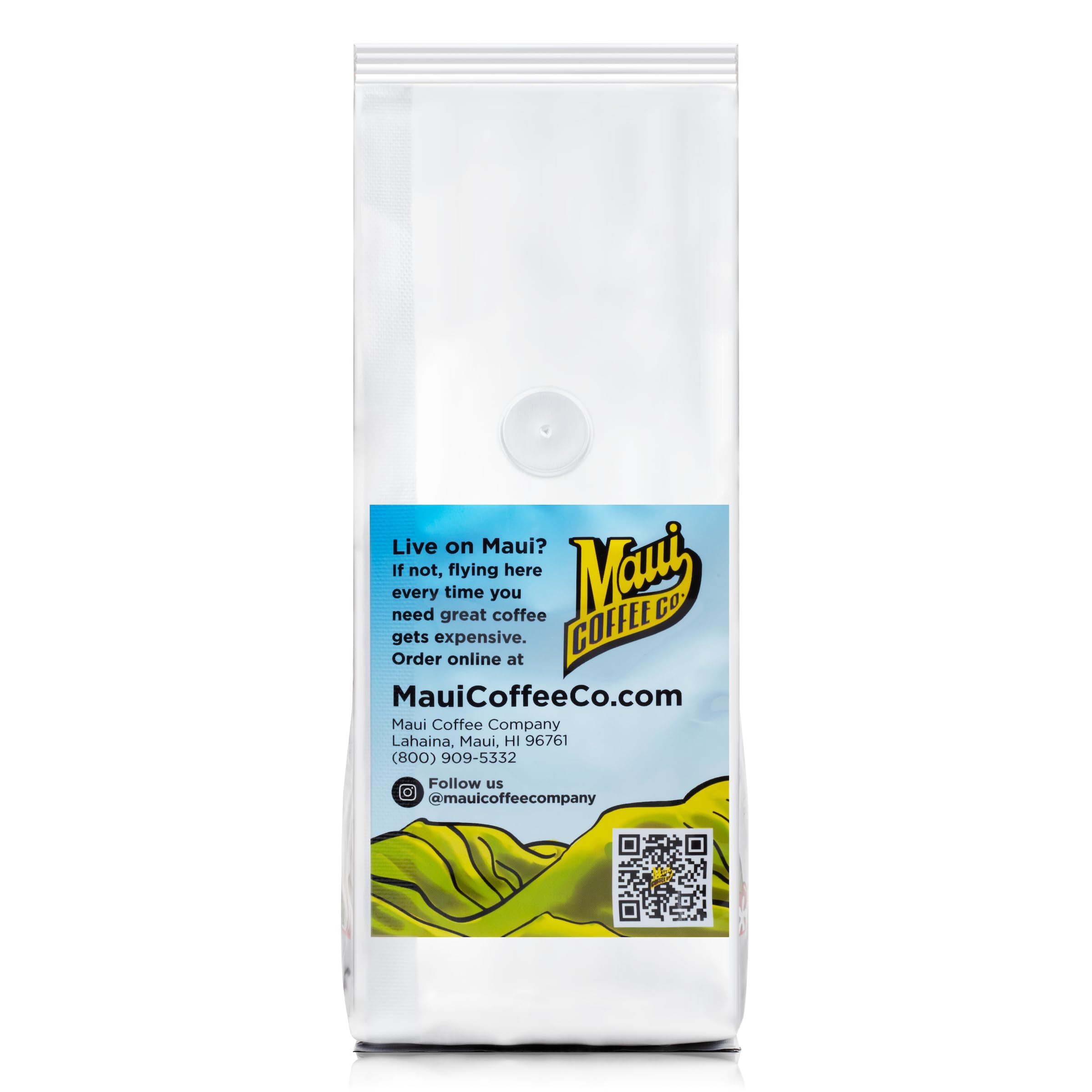 Maui Coffee Co café molido textura uniforme para extracción consistente