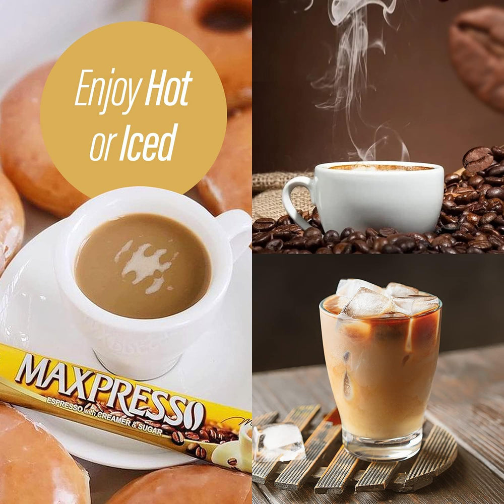 Maxpresso sobre individual abierto listo para preparar y llevar