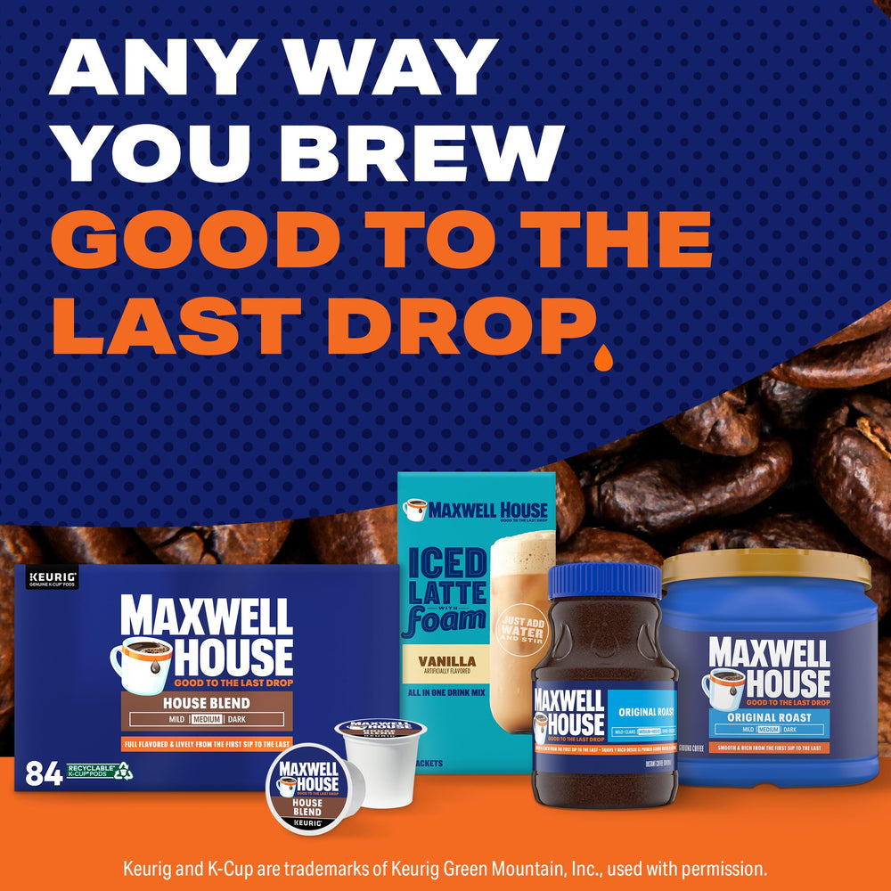 Maxwell House escena de oficina con taza trasmitiendo energía