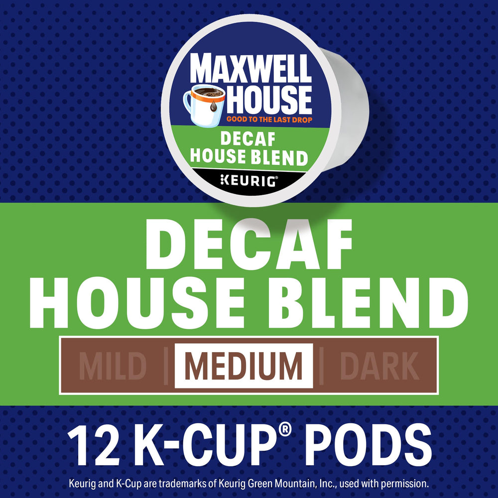 MAXWELL HOUSE cápsula insertándose en máquina Keurig, preparación rápida