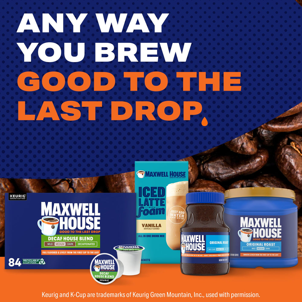 MAXWELL HOUSE escena de desayuno con cápsula, conveniencia para rutinas diarias