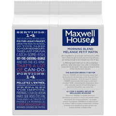 MAXWELL HOUSE T-Disc fuera del empaque demostrando la presentación individual y fácil uso
