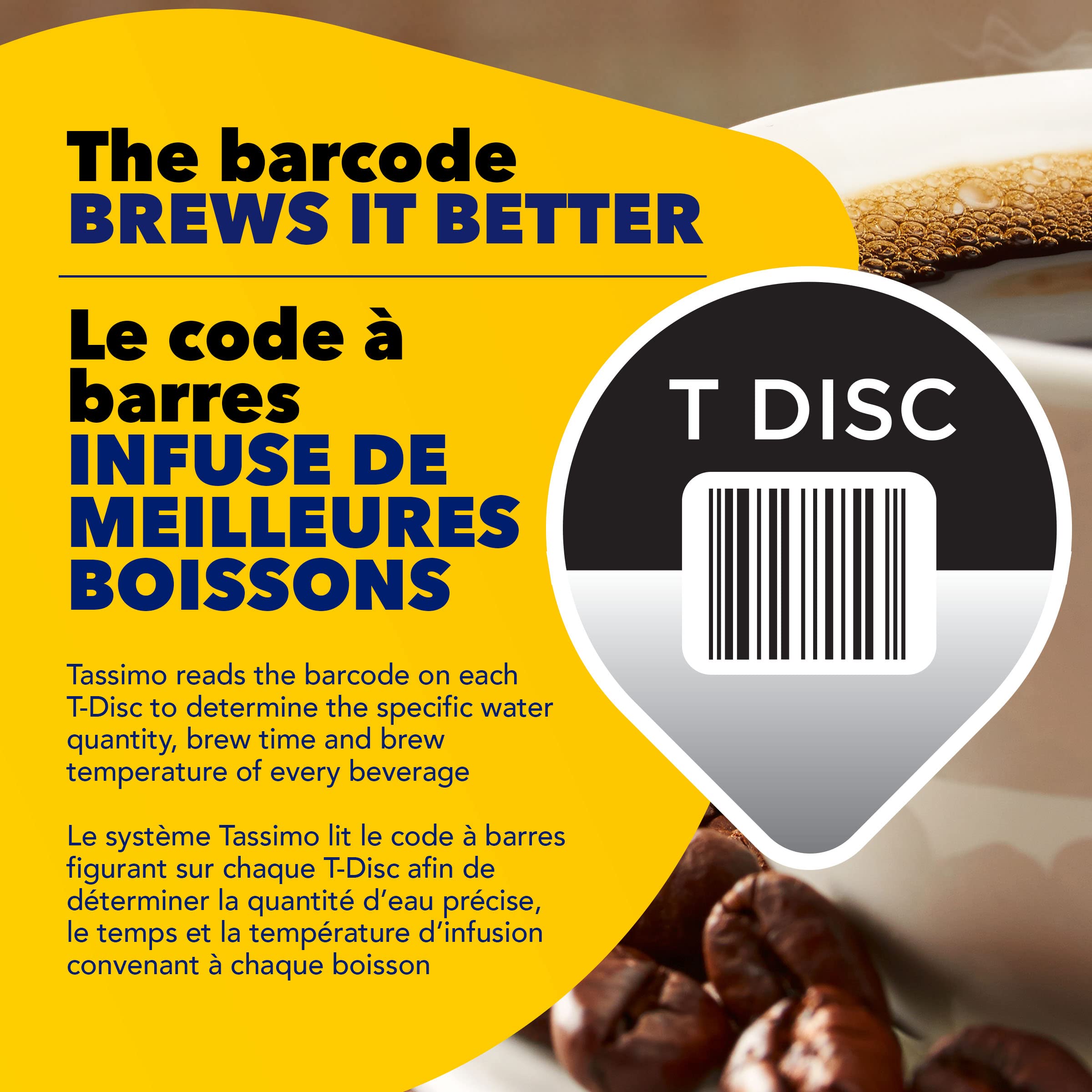 MAXWELL HOUSE T-Disc en máquina Tassimo preparando café rápidamente