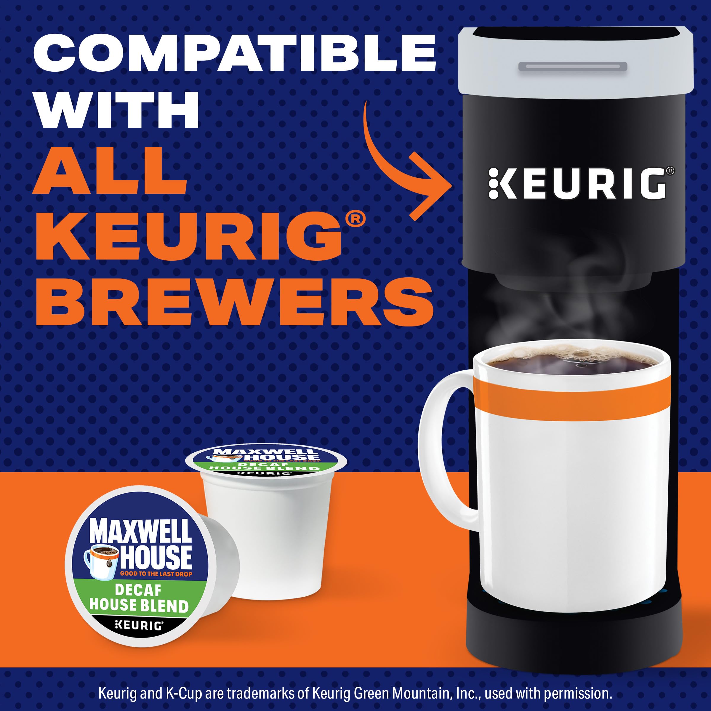 MAXWELL HOUSE taza servida al verter, resultado consistente y aroma presente