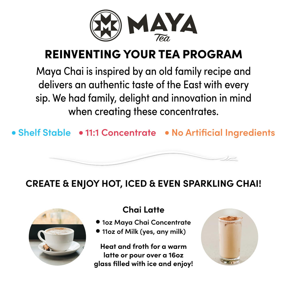 Maya Tea envase de 64 fl oz en manos, percepción clara del tamaño