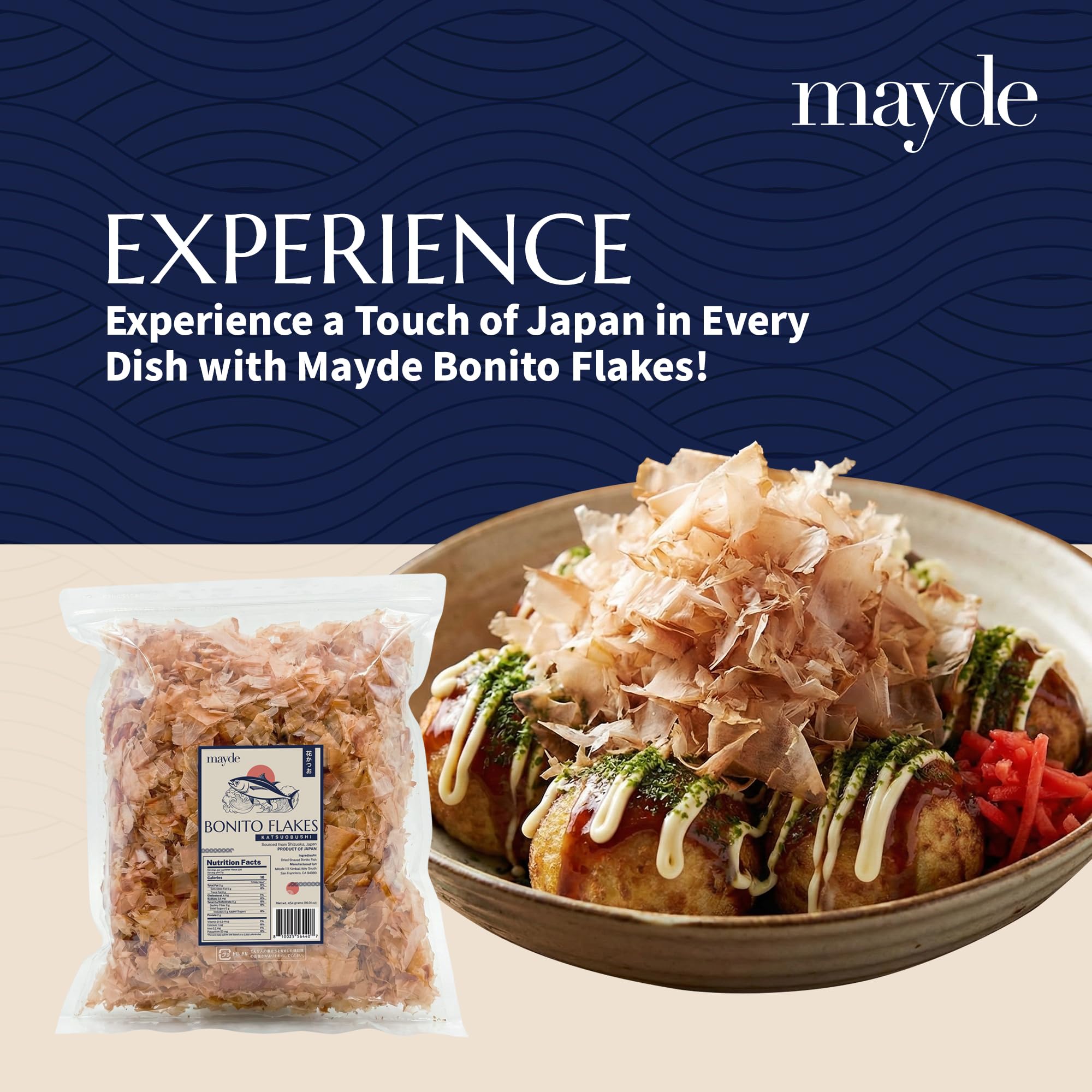 Mayde paquete 16 oz junto a escala, muestra cantidad útil para cocina