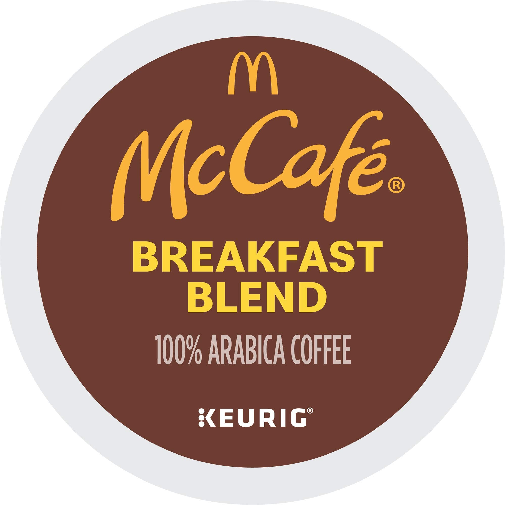 McCafé cápsula en mano compatible con máquinas Keurig, lista para usar