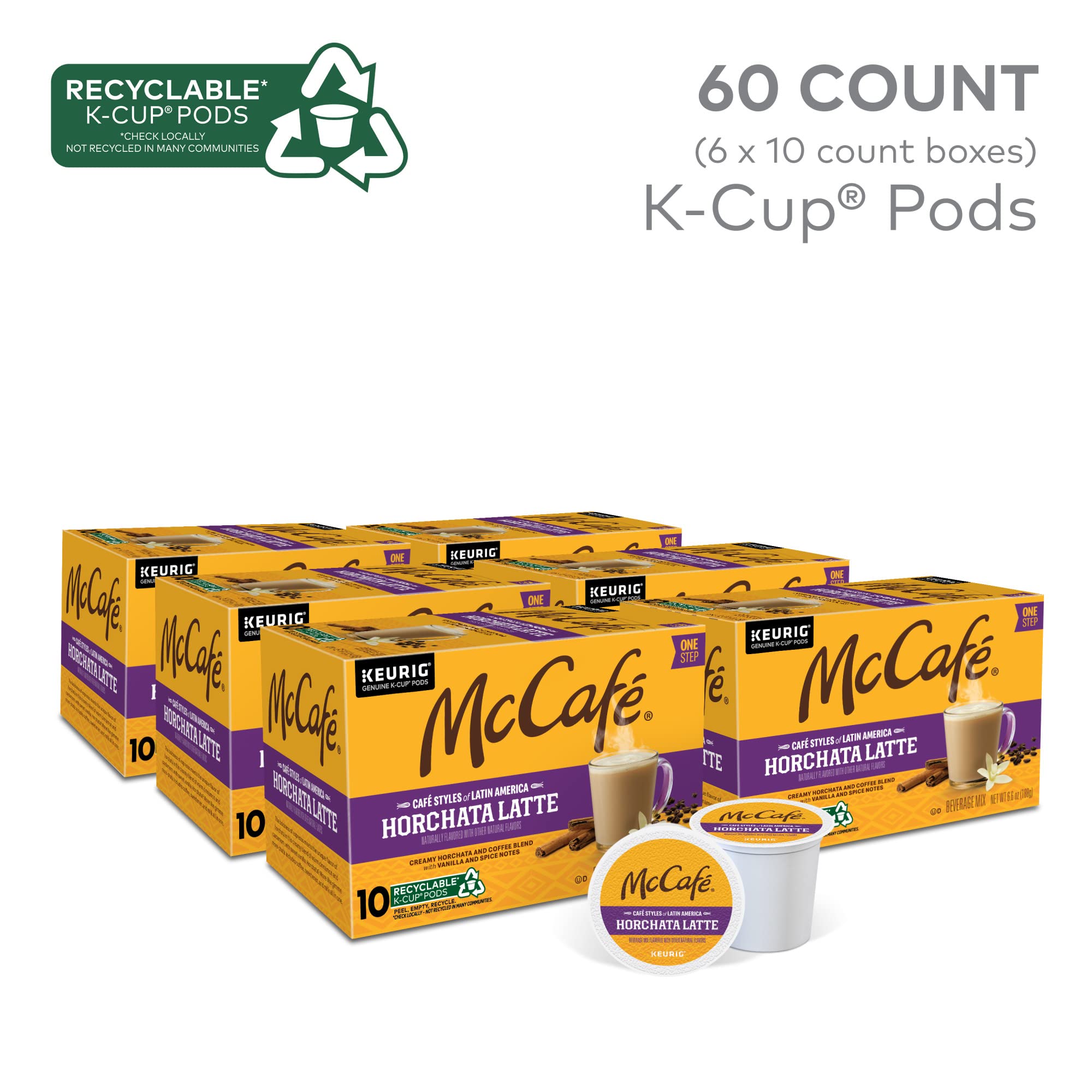 McCafé cápsula K-Cup vista superior, compatible con Keurig y fácil de usar