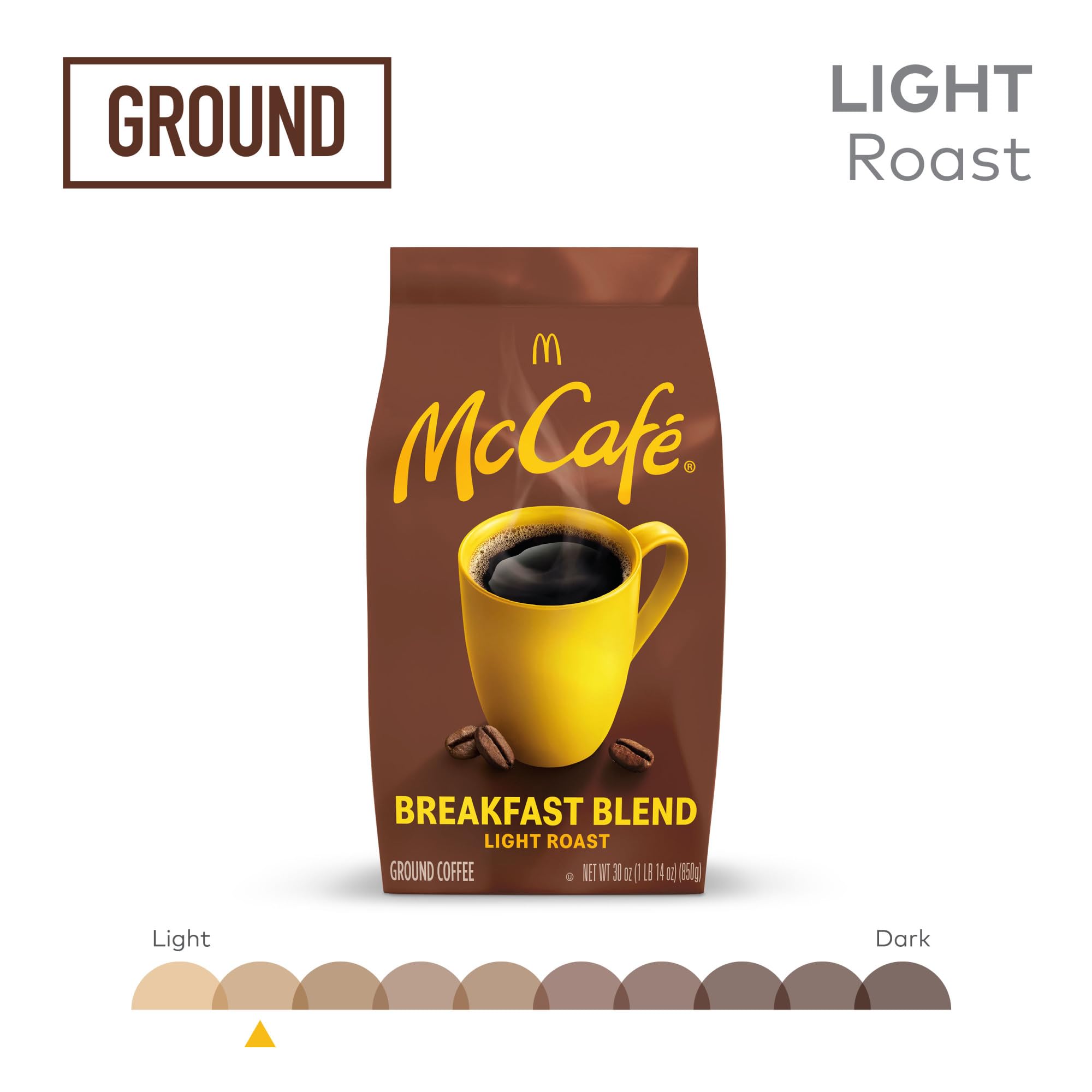 McCafé cierre de la bolsa que mantiene frescura, sellado protector visible