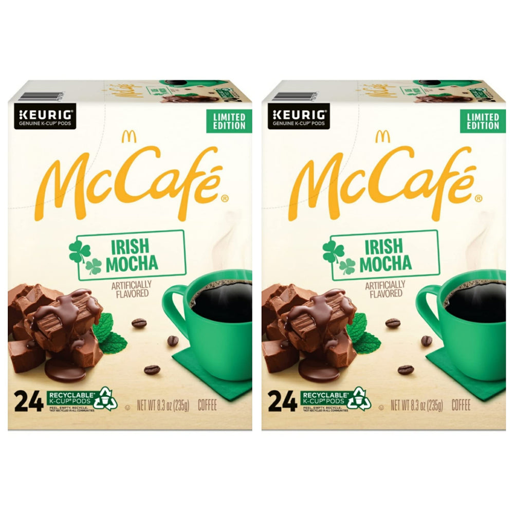 McCafe empaque frontal mostrando la edición limitada y cantidad de cápsulas