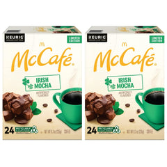 McCafe empaque frontal mostrando la edición limitada y cantidad de cápsulas