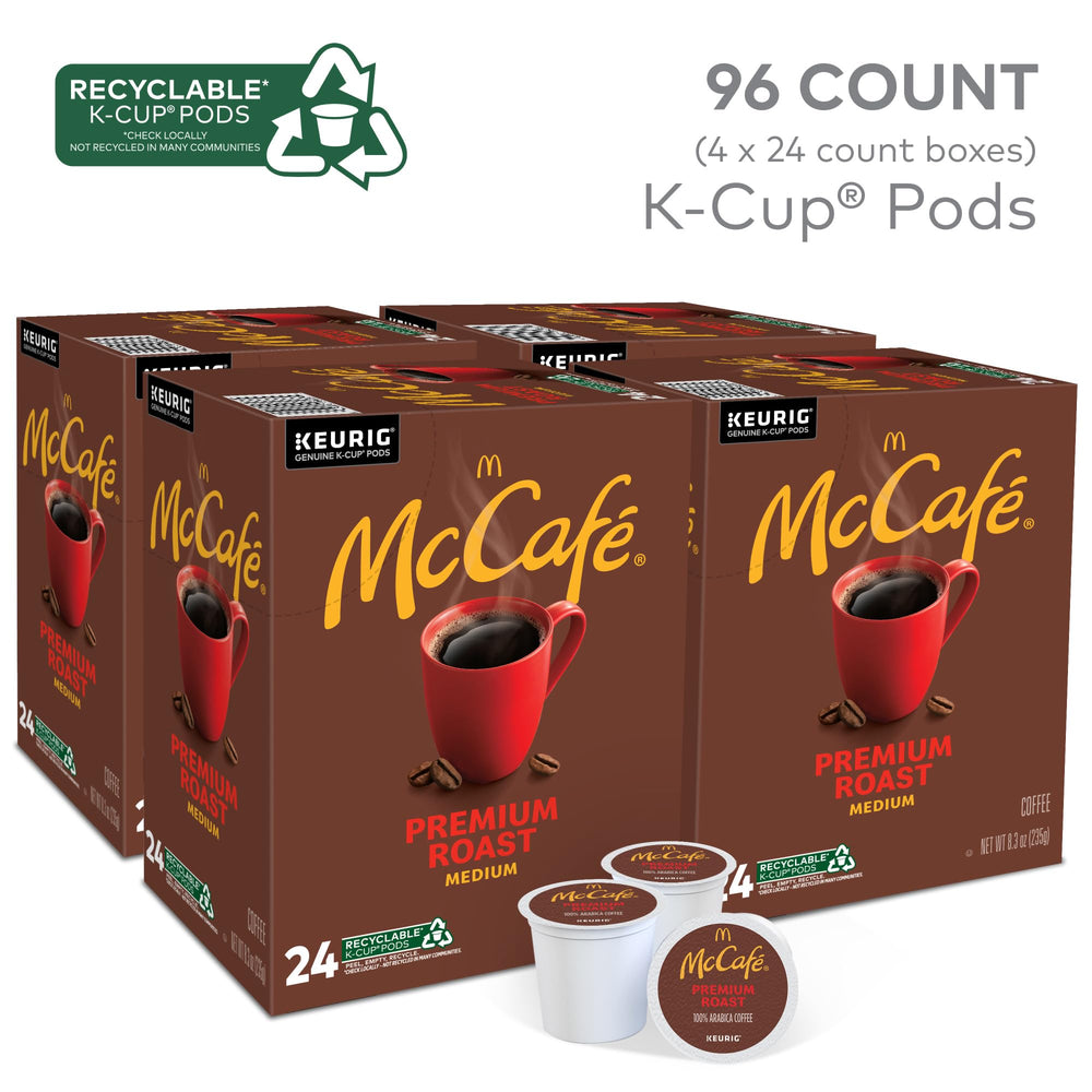 McCafé detalle de tapa K-Cup sellada que conserva frescura