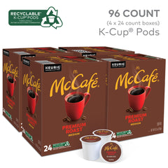 McCafé detalle de tapa K-Cup sellada que conserva frescura