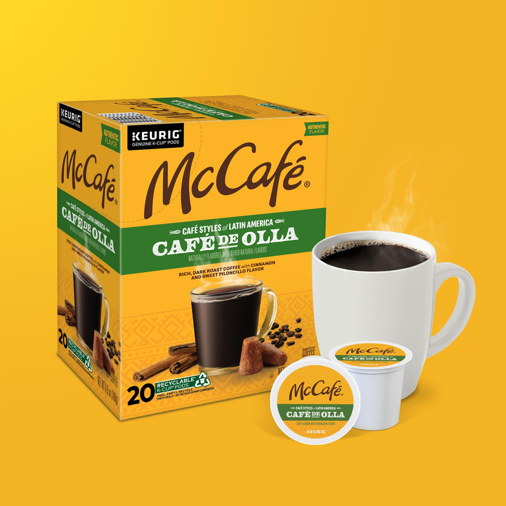 McCafé cápsula pelada y vaciada lista para reciclaje responsable