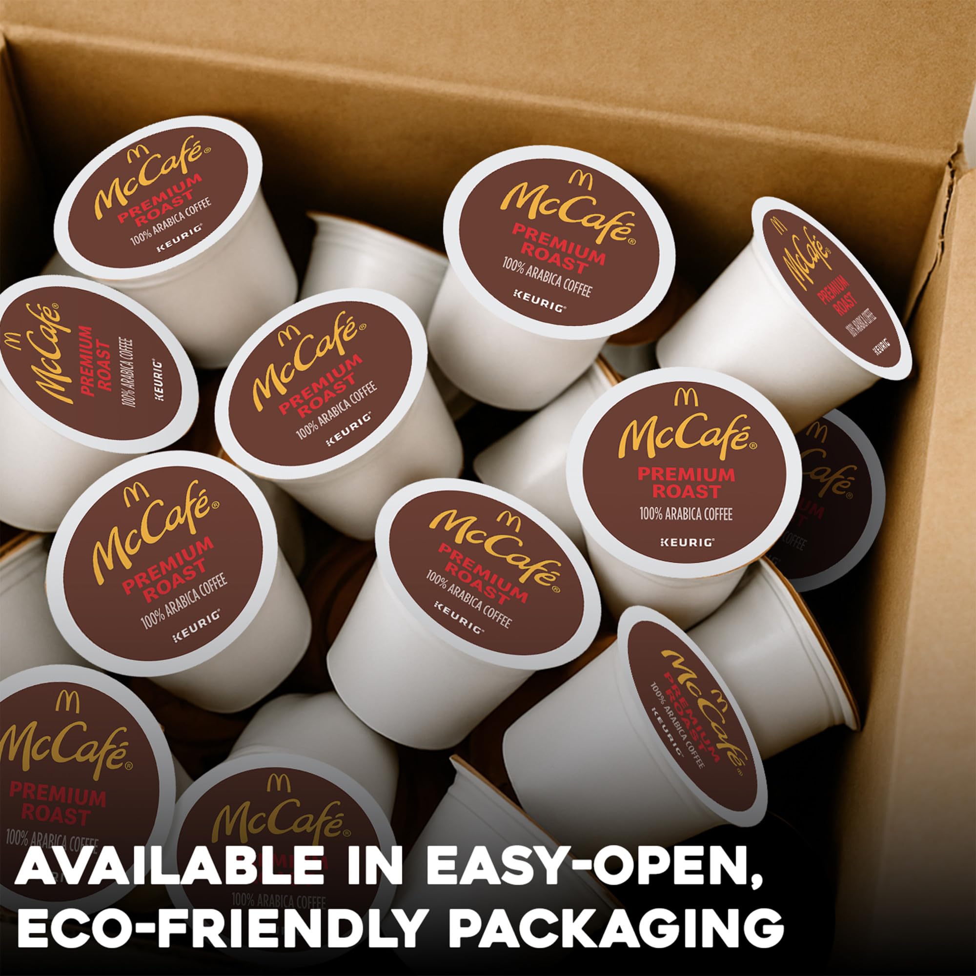 McCafé polvo de café molido 100% Arabica mostrando textura y frescura