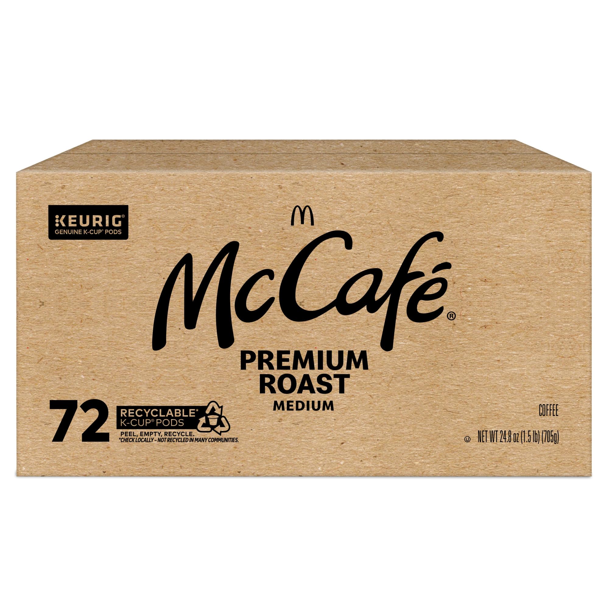 McCafé granos tostados Arabica mostrando calidad del origen