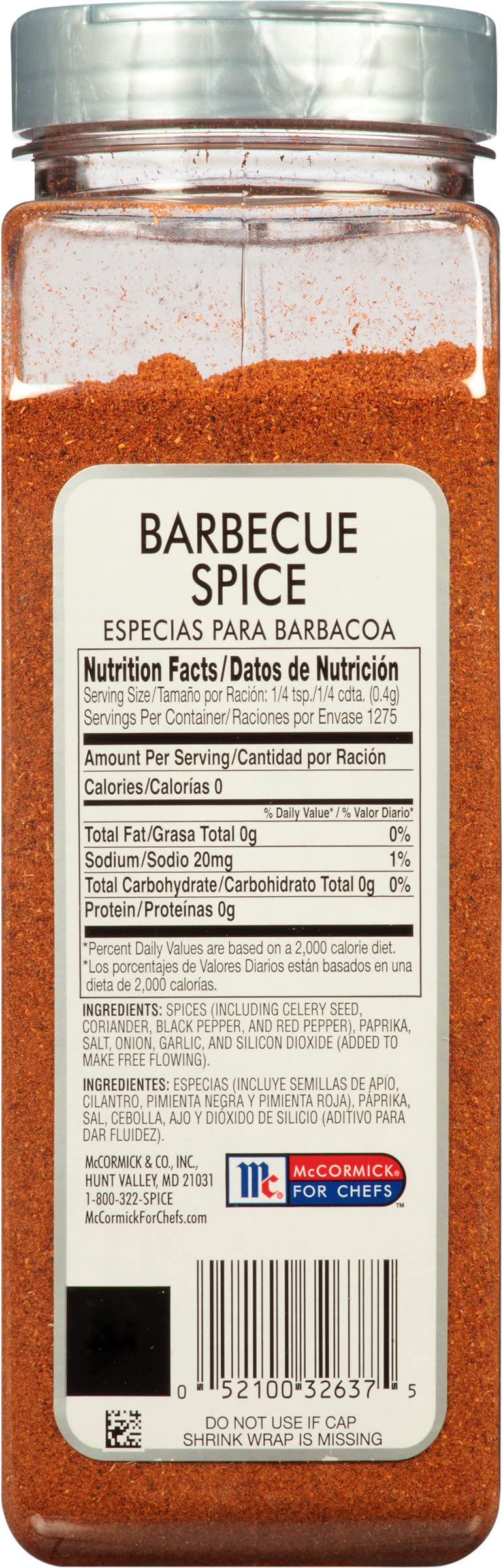 McCormick Culinary primer plano de la textura del condimento y color vibrante