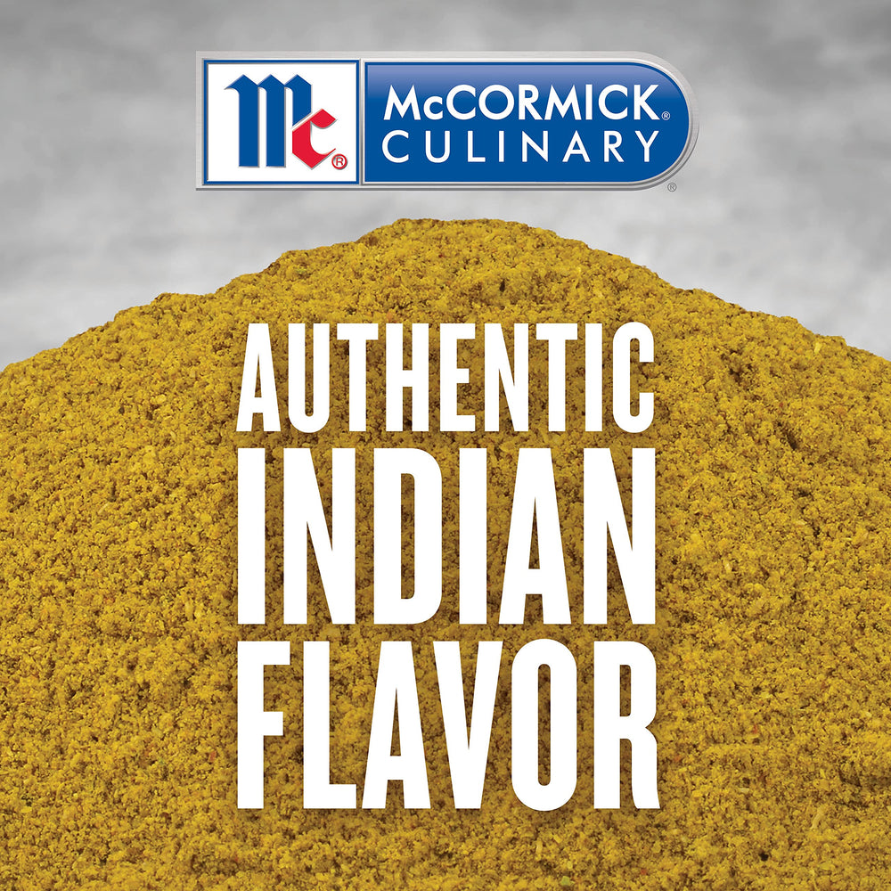 McCormick Culinary polvo de curry textura fina y color dorado que realza platos