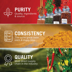 McCormick Culinary comparación de tamaño, envase de 1,75 lb práctico para cocinas