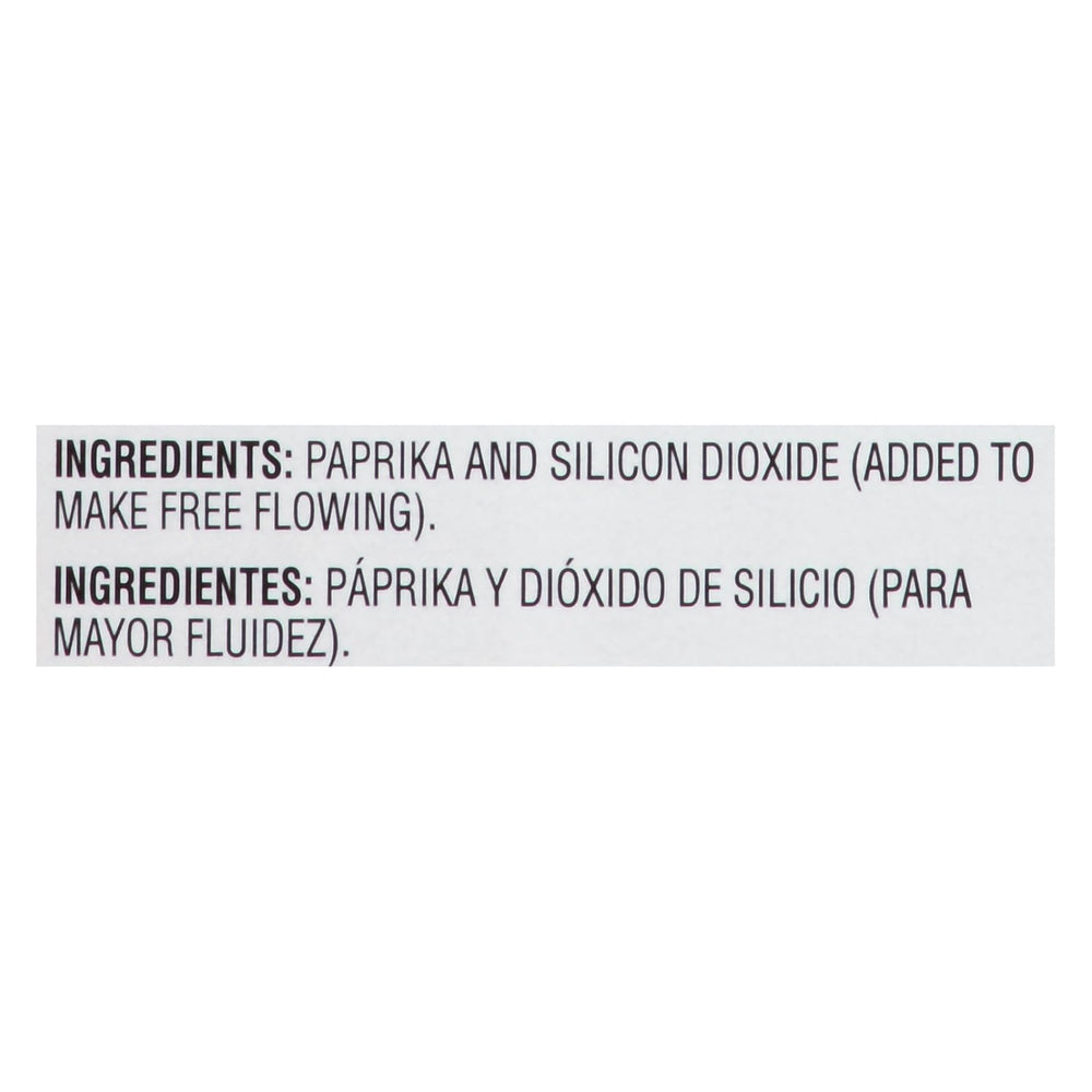 McCormick Culinary textura fina del pimentón ahumado que se integra fácilmente