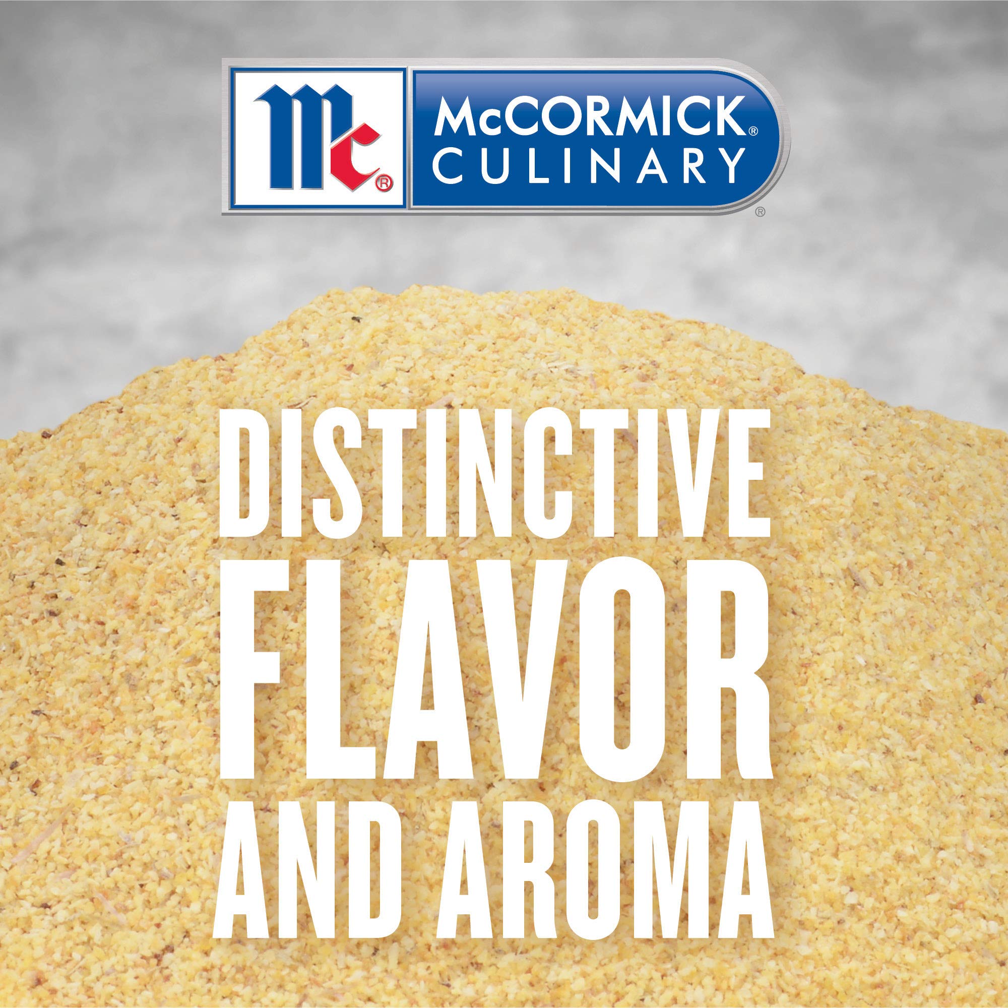 McCormick Culinary cuchara con polvo de ajo lista para dosificar en recetas