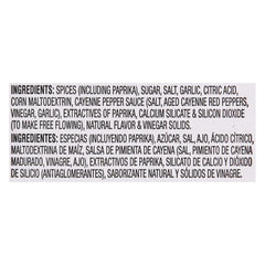 McCormick Culinary detalle en polvo que muestra textura y mezcla picante
