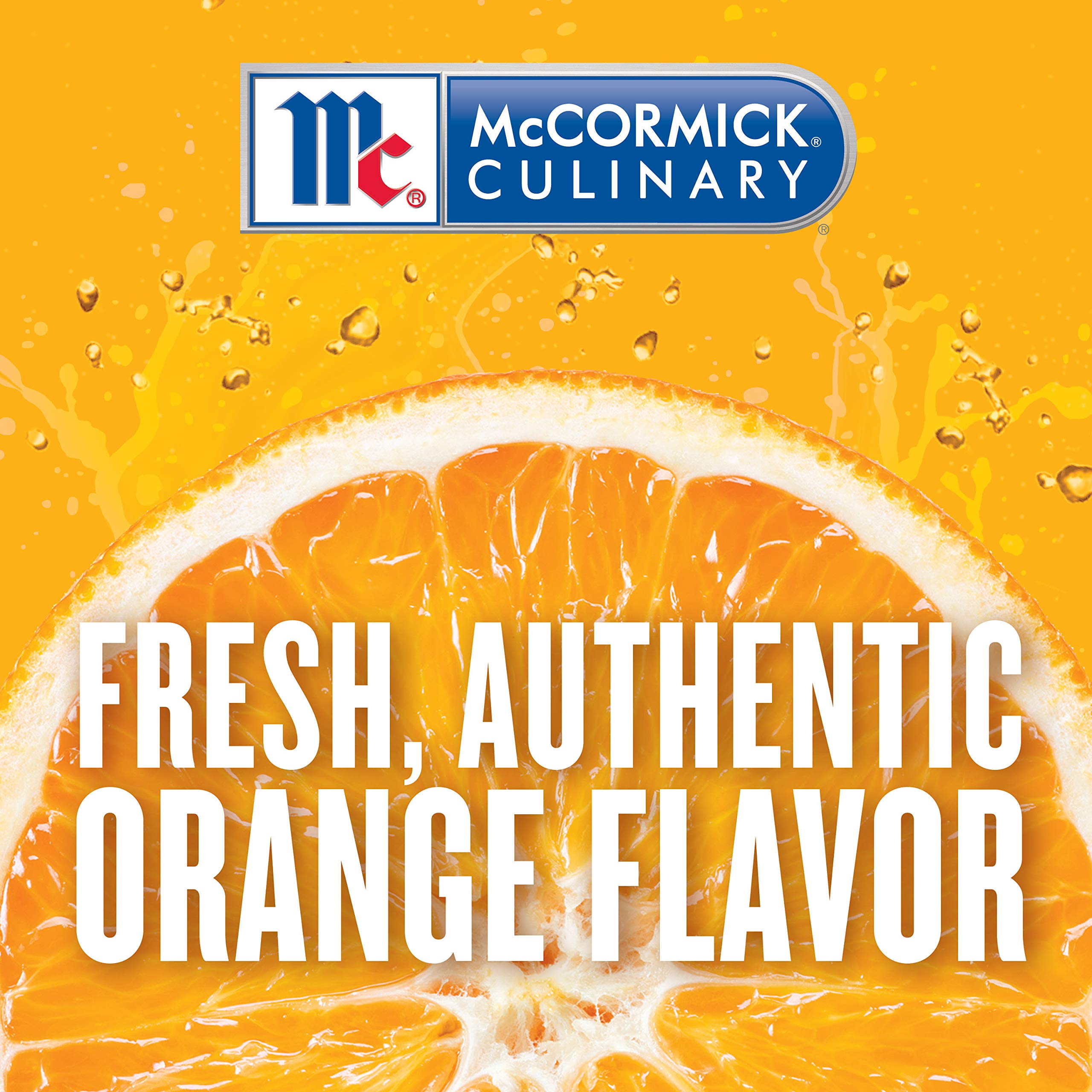 McCormick Culinary botella usada en glaseado realzando sabor cítrico