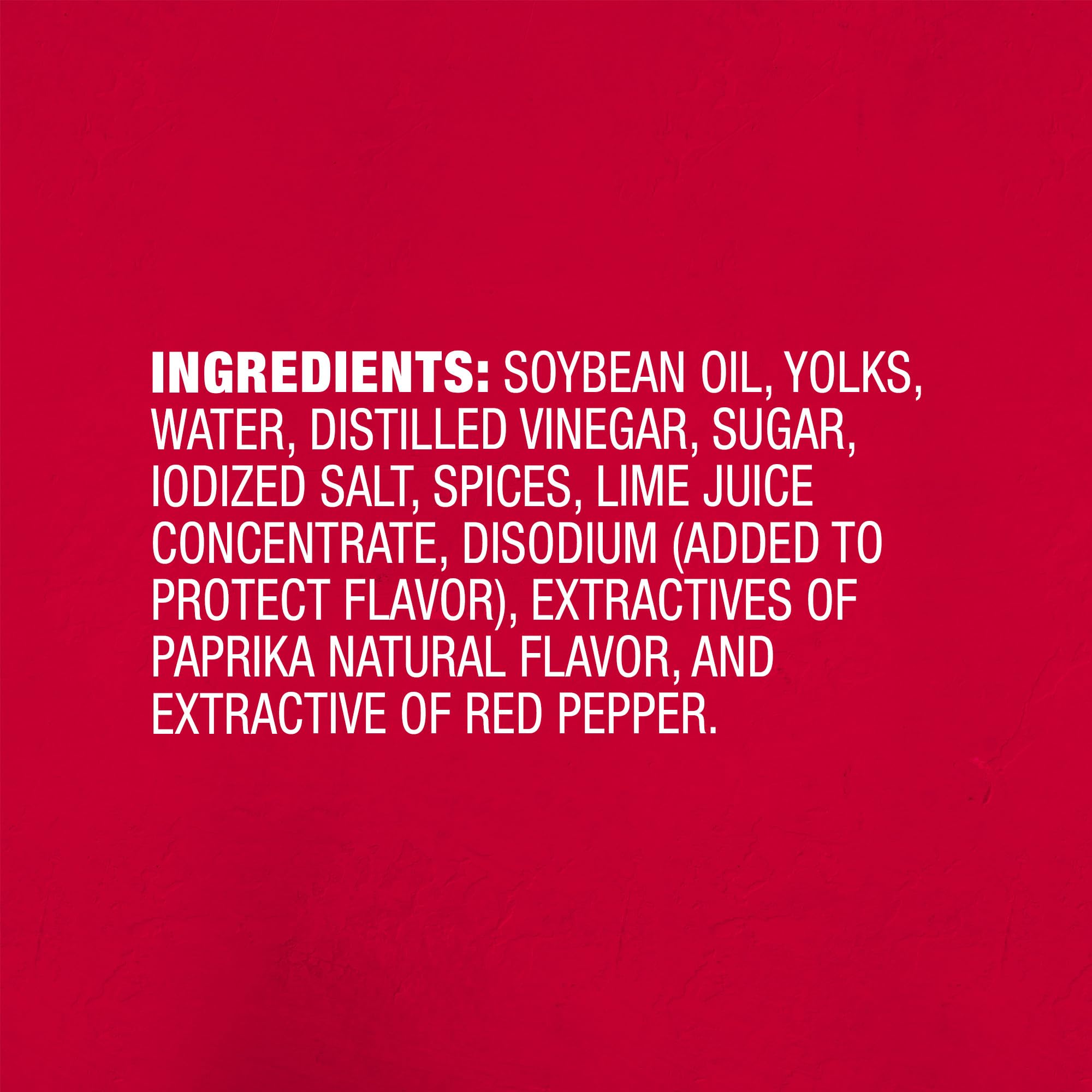 McCormick mayonesa detalle de etiqueta que destaca su origen mexicano y frescura