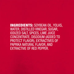 McCormick mayonesa detalle de etiqueta que destaca su origen mexicano y frescura