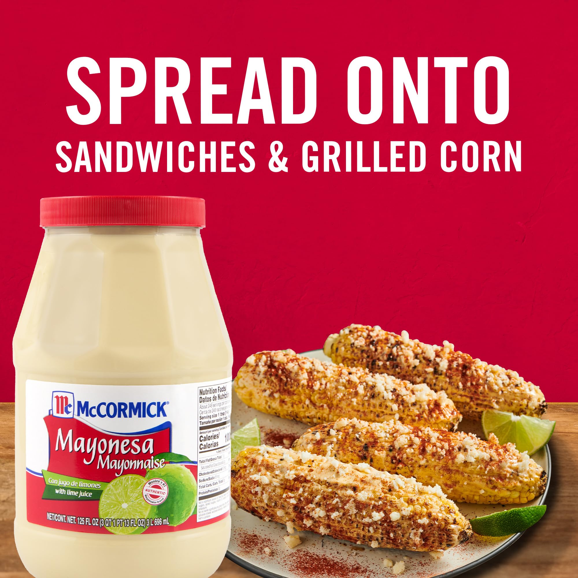McCormick mayonesa mezclada en ensalada de papas ofrece cremosidad y acidez