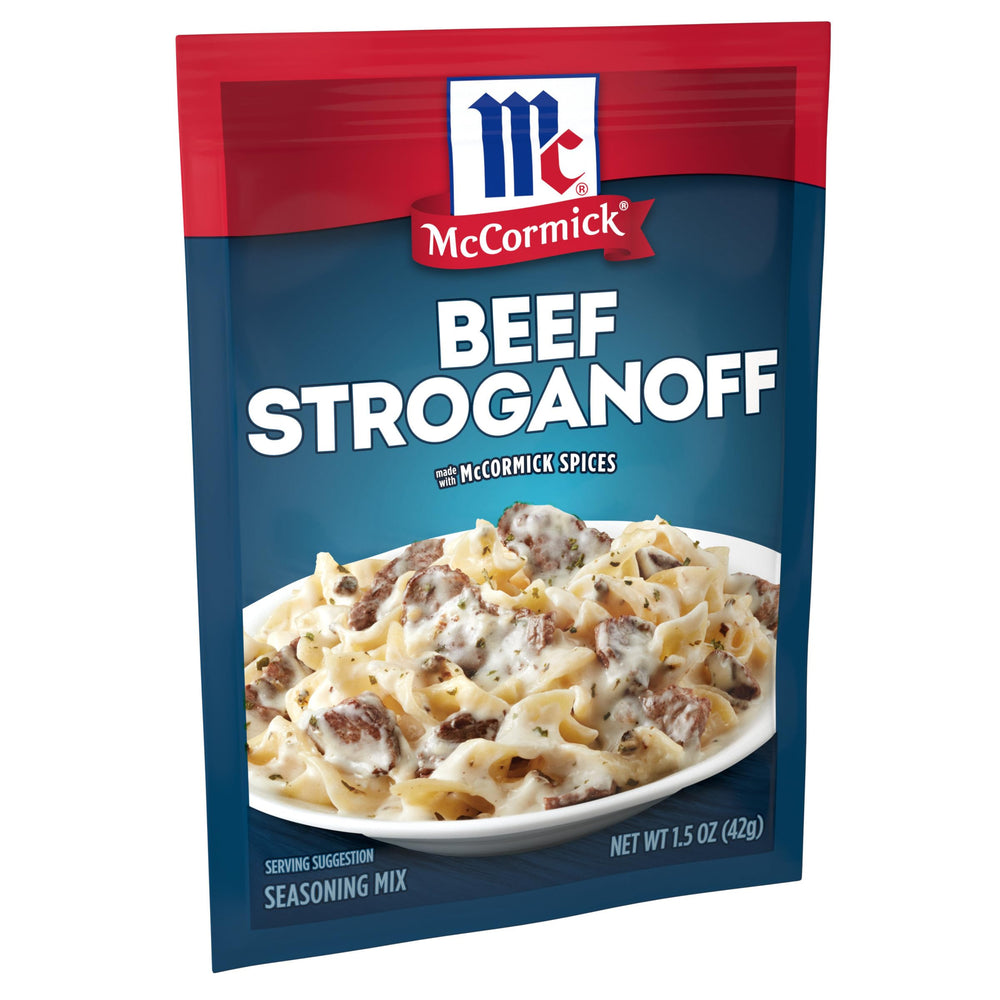 McCormick etiqueta lateral con instrucciones y información útil