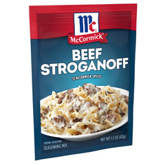 McCormick etiqueta lateral con instrucciones y información útil