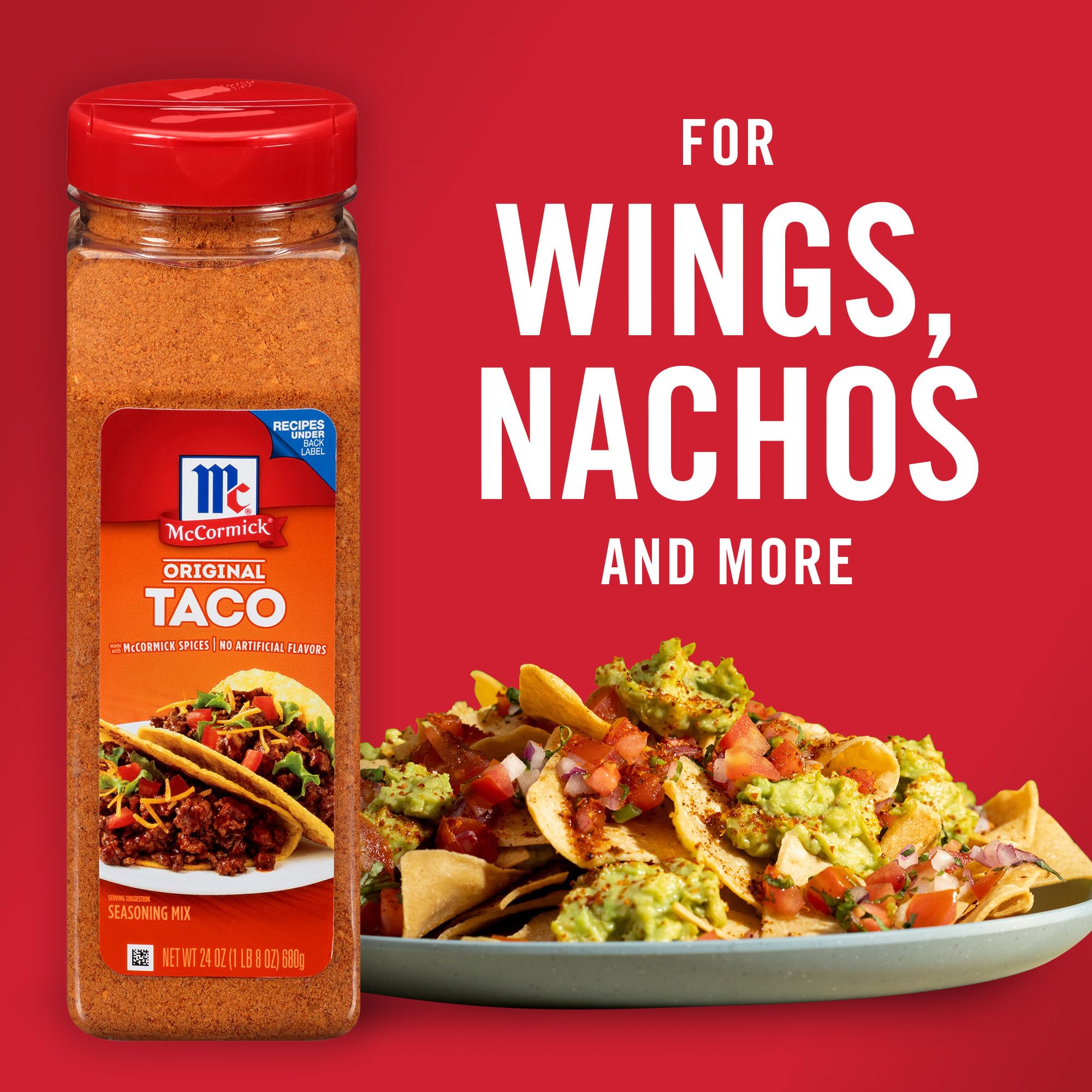 McCormick nachos cubiertos con carne sazonada para reuniones