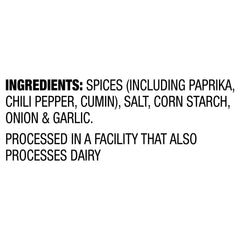 McCormick textura del polvo de sazón mostrando mezcla homogénea y aroma intenso