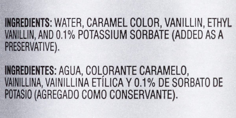 McCormick Culinary close-up del borde de vidrio, detalle del envase y calidad percibida