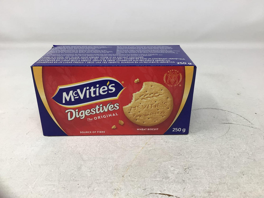 McVities primer plano de textura crujiente de la galleta, ideal para untar