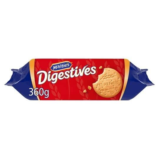 McVitie's comparación de tamaño y pack de 4 para almacenamiento práctico