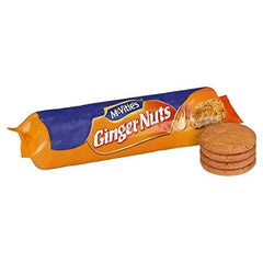 McVitie's primer plano de textura crujiente revela jengibre y firmeza para mojar