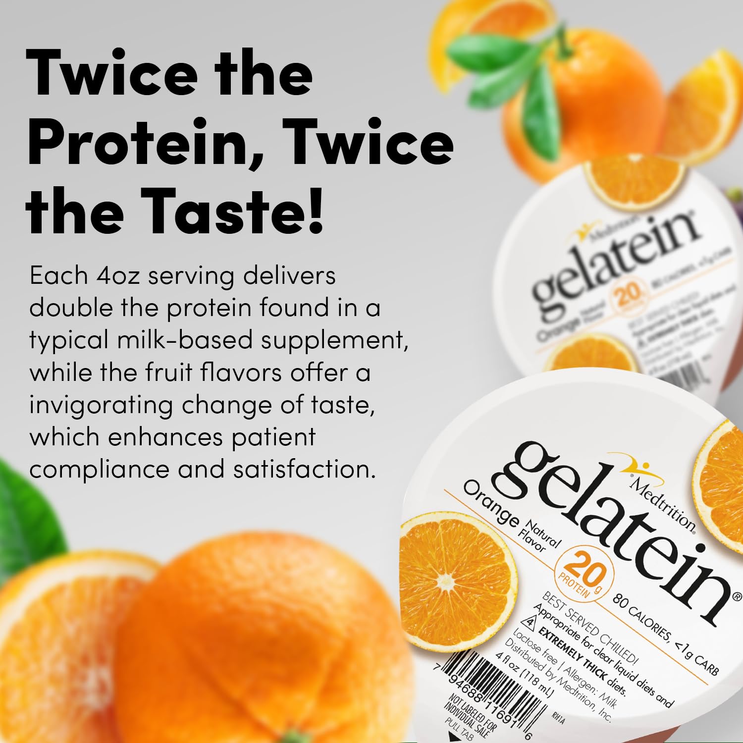 Medtrition Gelatein uso en entorno clínico como complemento proteico recomendado