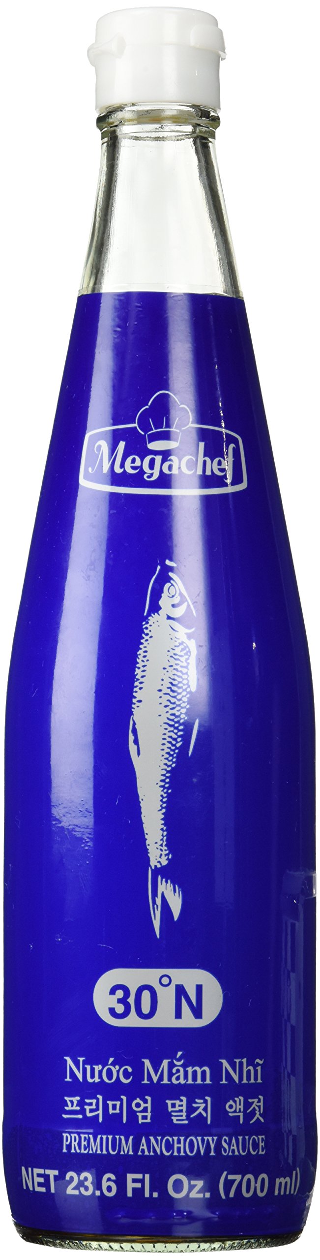 Megachef botella frontal 700 ml mostrando presentación y volumen útil