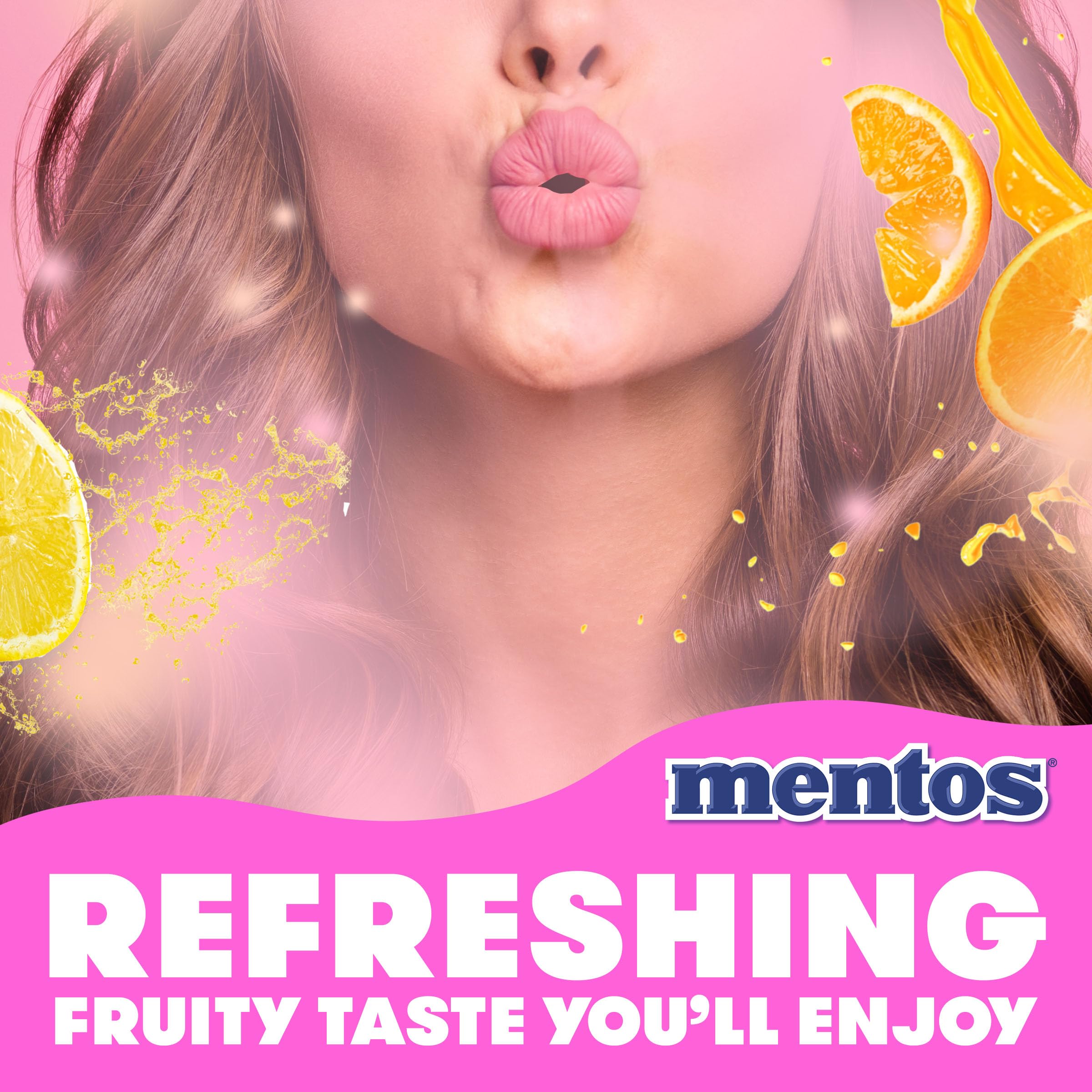 Mentos exhibidos en mostrador para atraer compras rápidas