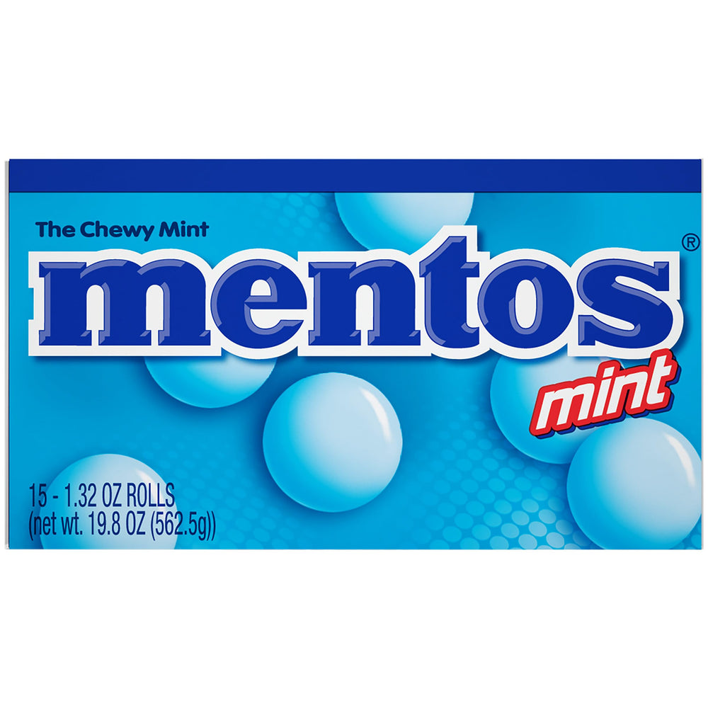 Mentos guardados en el portavasos del coche para frescura en ruta