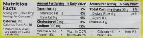 Mestemacher etiqueta con ingredientes y valor nutricional visible
