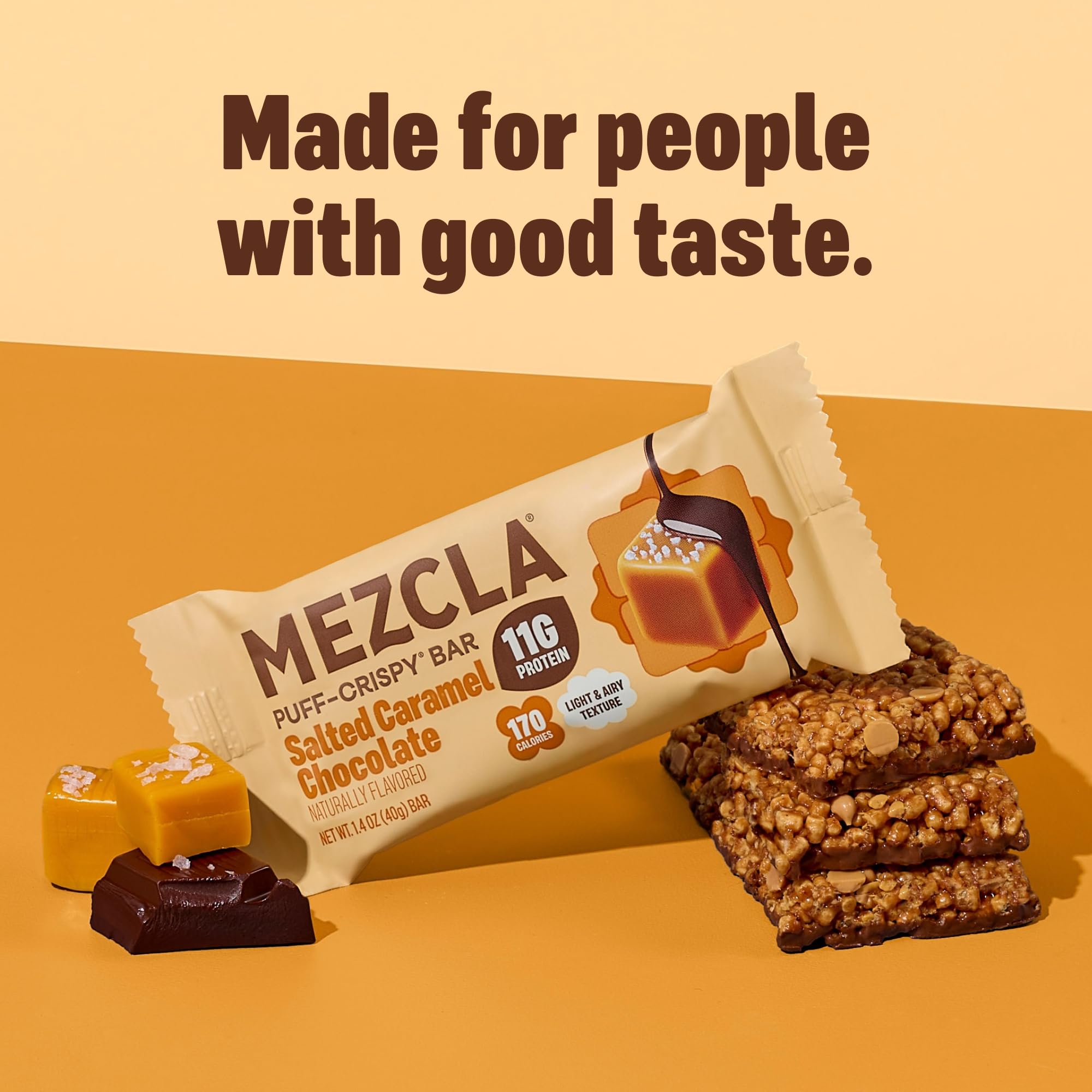 Mezcla caja abierta con las 12 barras, ideal para almacenamiento