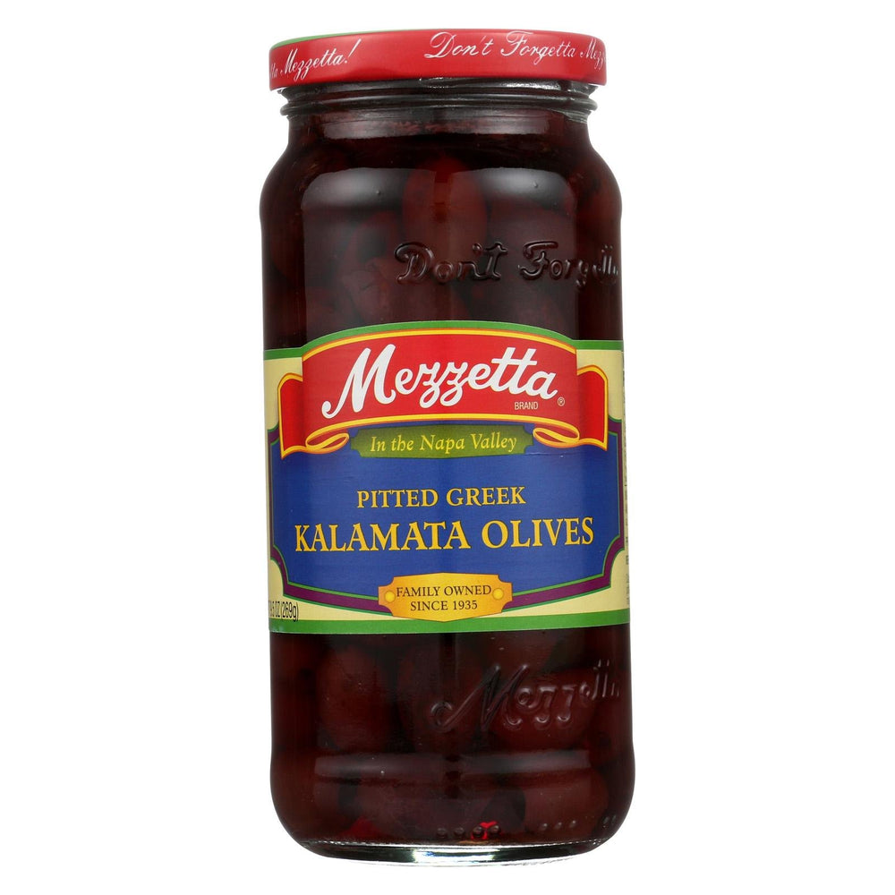 Mezzetta frasco de aceitunas Kalamata sin hueso listo para servir y mejorar recetas