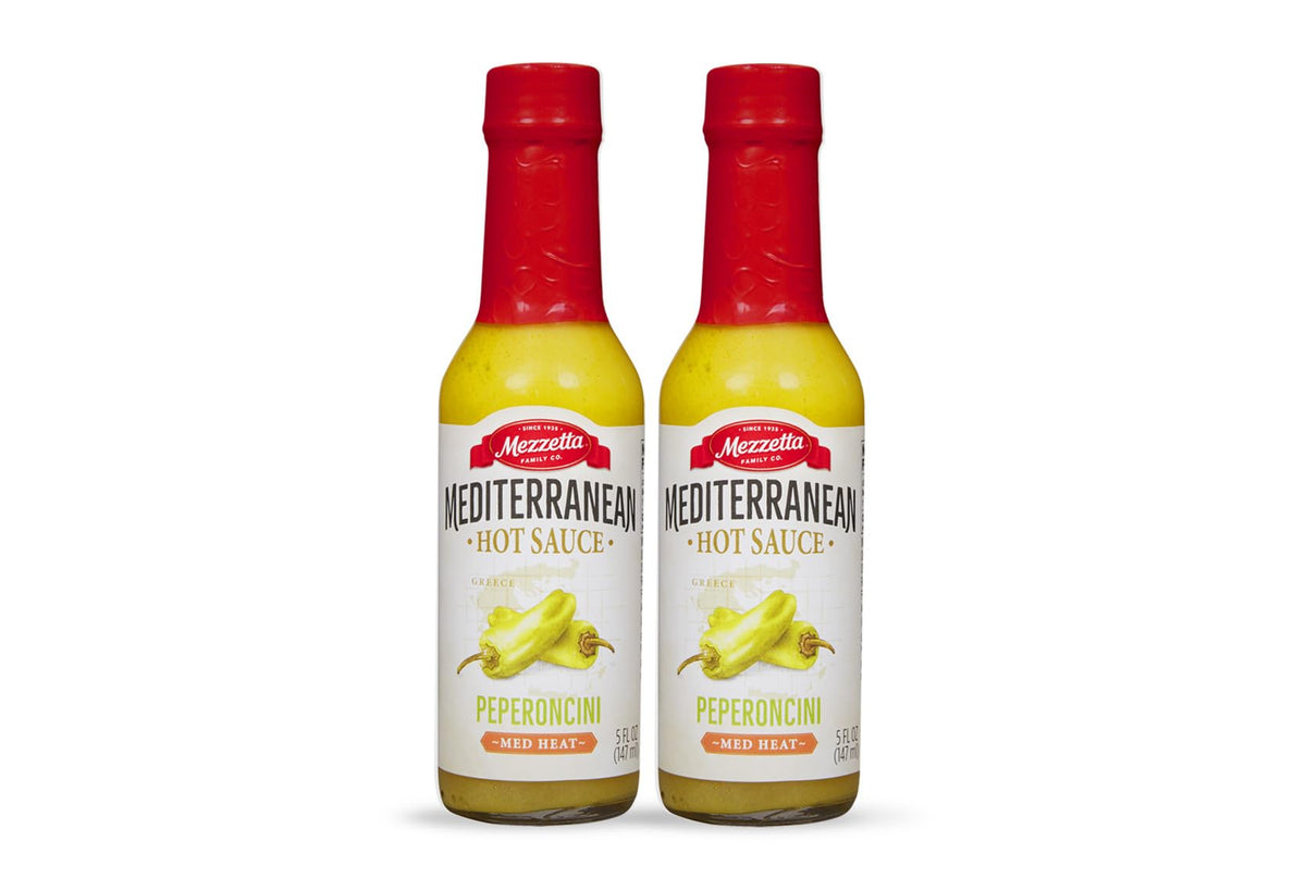 Mezzetta frasco frontal mostrando la salsa y apetito instantáneo