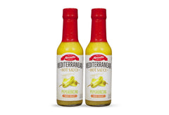 Mezzetta frasco frontal mostrando la salsa y apetito instantáneo
