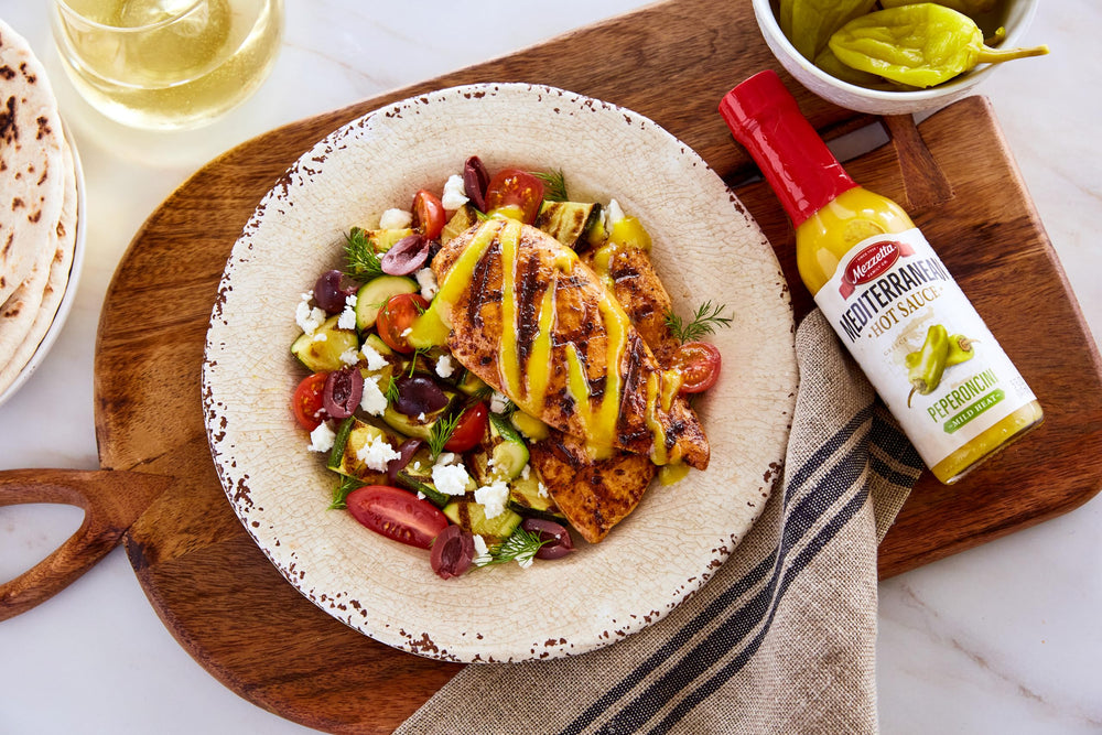 Mezzetta textura en gota mostrando color y consistencia vibrante